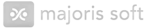 Majoris soft logo - white